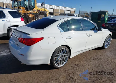 2017 Infiniti Q50 2.0T Base z USA, uszkodzony, nr VIN JN1CV7AP0HM641451
